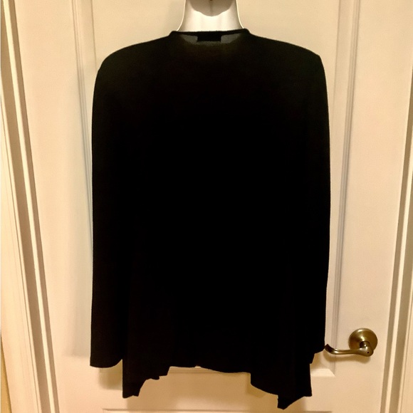 Open beaded Cardigan by VENUS size XL black w silver beading in great sh… - Picture 2 of 6